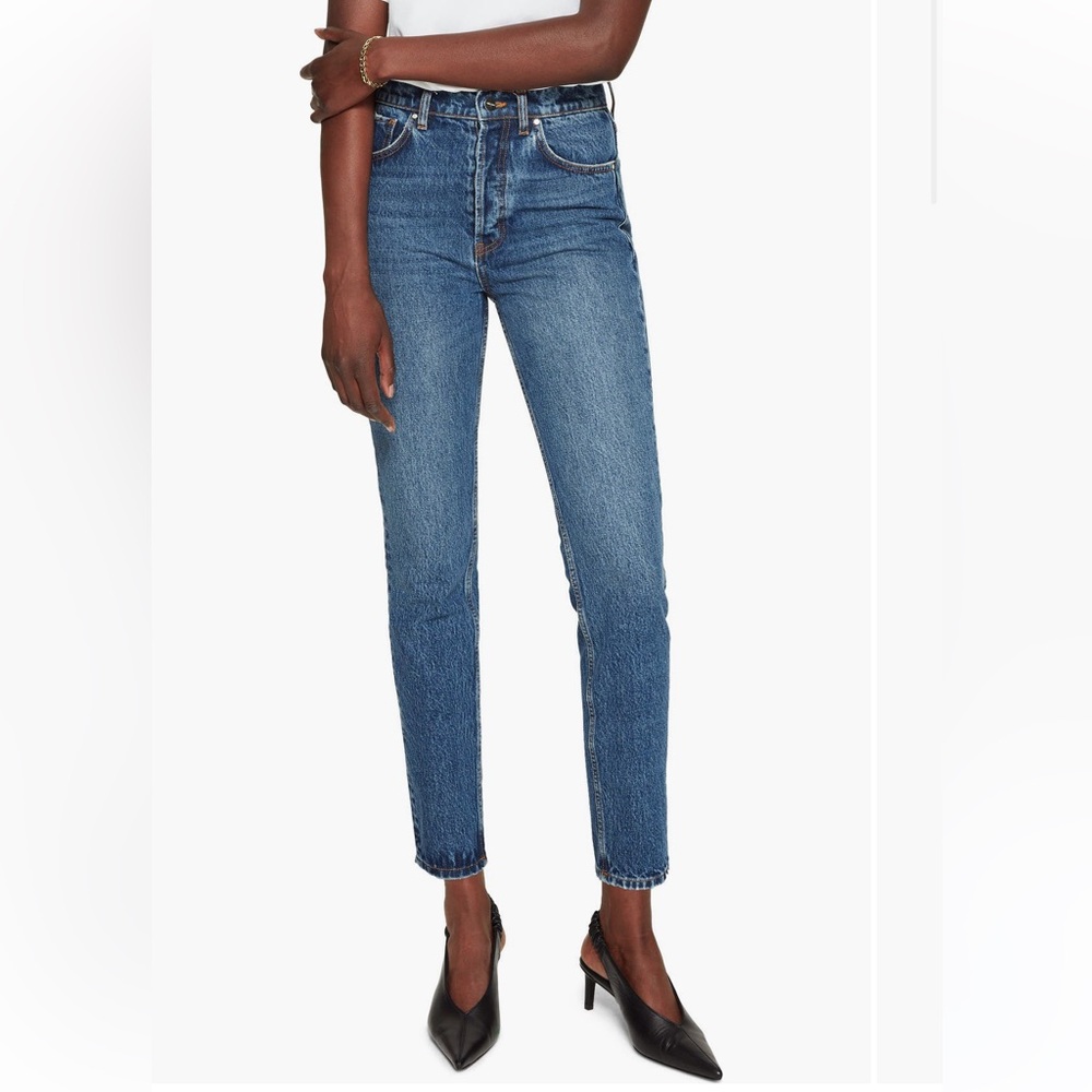 Anine Bing Sonya High Waist Slim Jeans